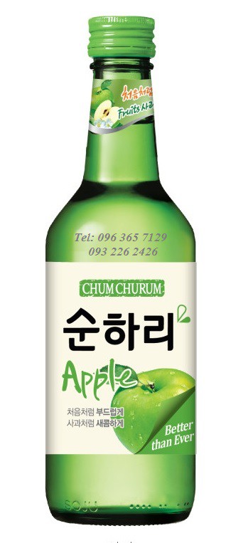 Rượu Soju Chum Churum Apple- Soju Hương Táo